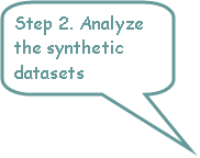 Fumetto 2: Step 2. Analyze the synthetic datasets 