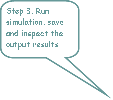 Fumetto 2: Step 3. Run simulation, save and inspect the output results 